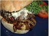 Andouille & Beef Burgers With Blue Cheese