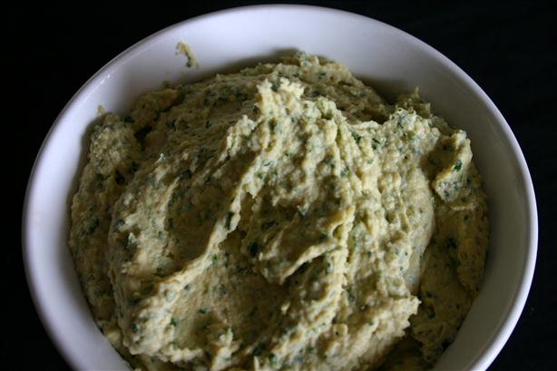 Mrs. G's Garlic Cilantro Pine Nut Hummus. Photo by Triplit Mom