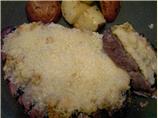 Prime Rib-Eye Steaks With Mustard Parmesan Crust