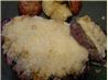 Prime Rib-Eye Steaks With Mustard Parmesan Crust. Recipe by SkinnyMinnie