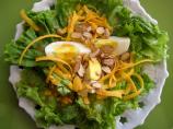 Cheddar Almond Lettuce Salad