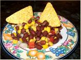 A Side of Black Beans and Corn. Photo by michEgan