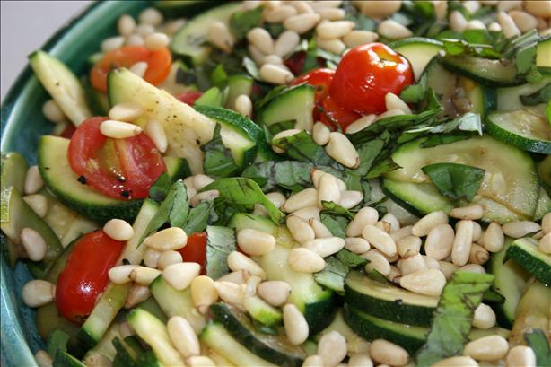 Cherry Tomato and Zucchini Saut&eacute;. Photo by Kymmarie