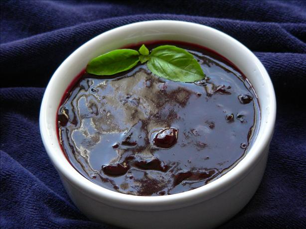 Blueberry Sauce / Topping. Photo by kiwidutch