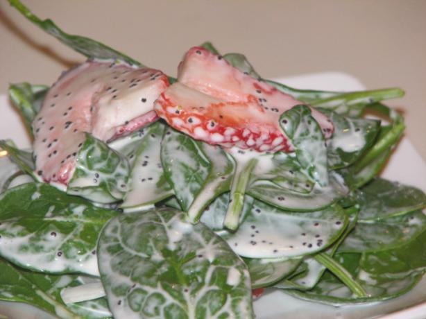 Strawberry Spinach Salad With Sweet Mayo Dressing. Photo by Bonnie G #2