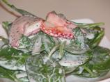 Strawberry Spinach Salad With Sweet Mayo Dressing