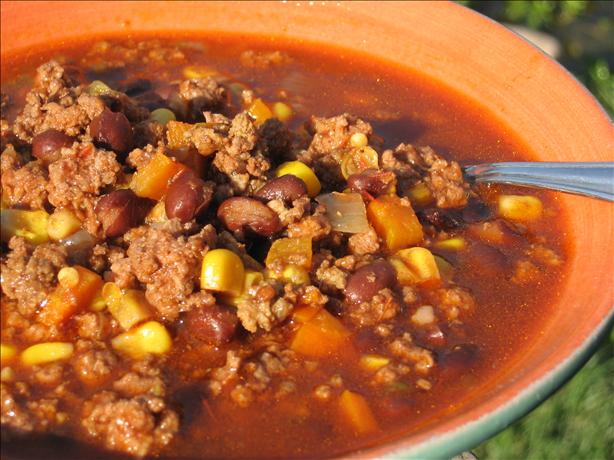 Salsa Beef Chili  (Crock Pot). Photo by Charmie777