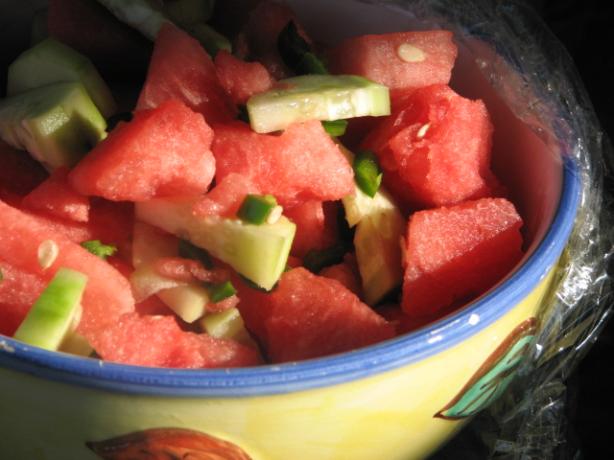 Watermelon and Cucumber Salad. Photo by Bonnie G #2