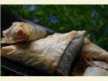 Mexican Chocolate Phyllo Triangles