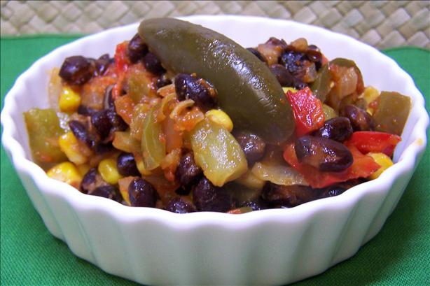 Black Beans and Corn. Photo by CarolAT