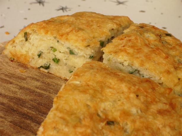 Australian Cheese, Garlic  and Chive Damper. Photo by Lalaloula