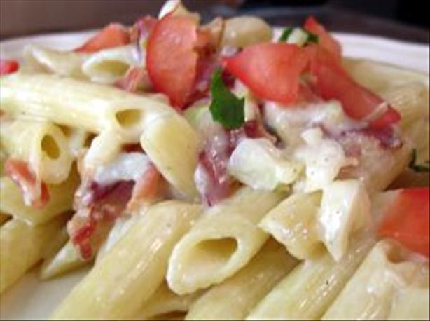 Penne Alfredo for One. Photo by JamiLeigh
