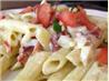 Penne Alfredo for One. Recipe by JamiLeigh
