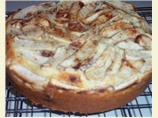 Warm Sour Apple and Buttermilk Torte