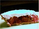 Frozen Strawberries Gelatin Pie