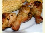 Curry Butter Chicken Legs on the Barbie