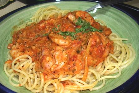 Shrimp Vera Cruz. Photo by Karen Elizabeth