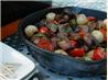 Grilled Veggie and Steak Appetizer