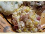 Creamy Corn and Bacon Bake