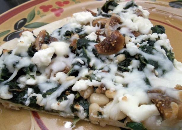 Rainbow Chard With Figs, Garlic, Pine Nuts & Feta. Photo by FLKeysJen