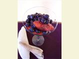 Balsamic Blueberries and Peaches. Photo by Mrs Goodall