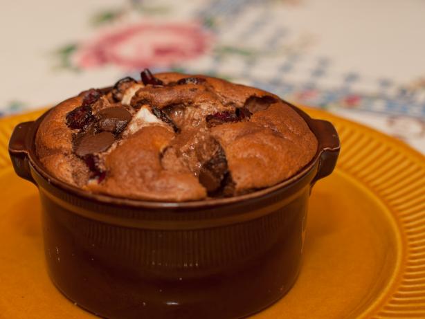 Dark Chocolate Souffle. Photo by Peter J