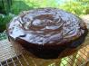 Vegan Banana-Chocolate Chip Cake. Recipe by Aunt Cookie