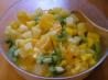 Fat Free Fresh Tropical Fruit Salad. Recipe by Kittencalskitchen