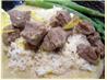 Stewed Veal in a Cream and Lemon Sauce