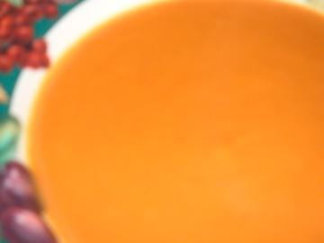 Curried Sweet Potato Soup. Photo by Leggy Peggy