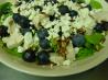 Blueberry Spinach Salad With Chicken, Pecans and Bleu Cheese. Recipe by susie cooks