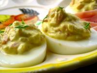Easy Deviled Eggs & Ham