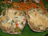 Toasted English Muffins With Cheese
