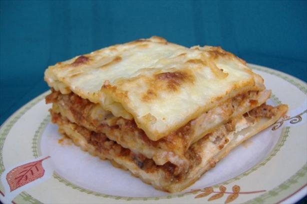 Hearty Meat Lasagna. Photo by Deb's Recipes