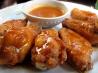 Honey Chipotle-Glazed Wings. Recipe by xpnsve