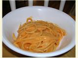 Chicken and Spaghetti in a Cheese Sauce
