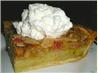 Rhubarb Cream Pie. Recipe by Swan Valley Tammi