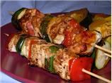 Sour Cream-Dijon Marinated Chicken Kabobs