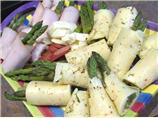 Wrapped Asparagus - Cheese