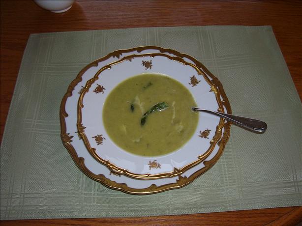 Cream of Asparagus Soup. Photo by Sage