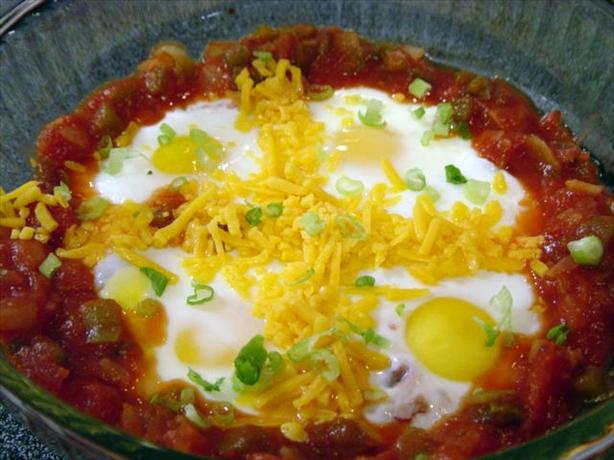 Baked Eggs With Salsa. Photo by Brenda.