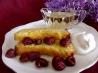 Lemon Polenta Cake With Lavender Syrup and Raspberries