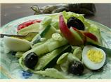 Salad With Hard Boiled Egg