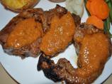 Lamb Chops With Spicy Peanut Sauce