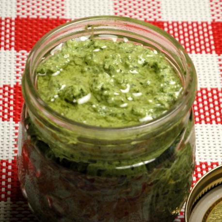 Speedy Spinach Pesto. Photo by Debbwl
