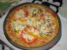 Vegetarian - Rice Crust Pizza. Recipe by William (Uncle Bill) Anatooskin