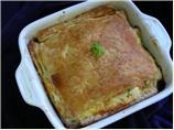 Swiss, Broccoli, and Salmon Pie