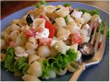Greek Pasta Shells Salad