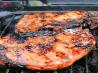 Grilled Hoisin Glazed Pork Chops With Plum Dipping Sauce