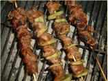 Barbecue Kiwi Lamb Kabobs. Photo by Cynna